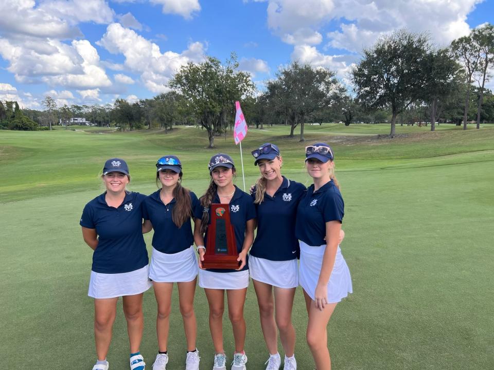 McKeel advanced to state on Tuesday. From left to right are Carly McKnight, Caroline DeKalb, Ava Bustos, Susie Davis and Georgia Spence.