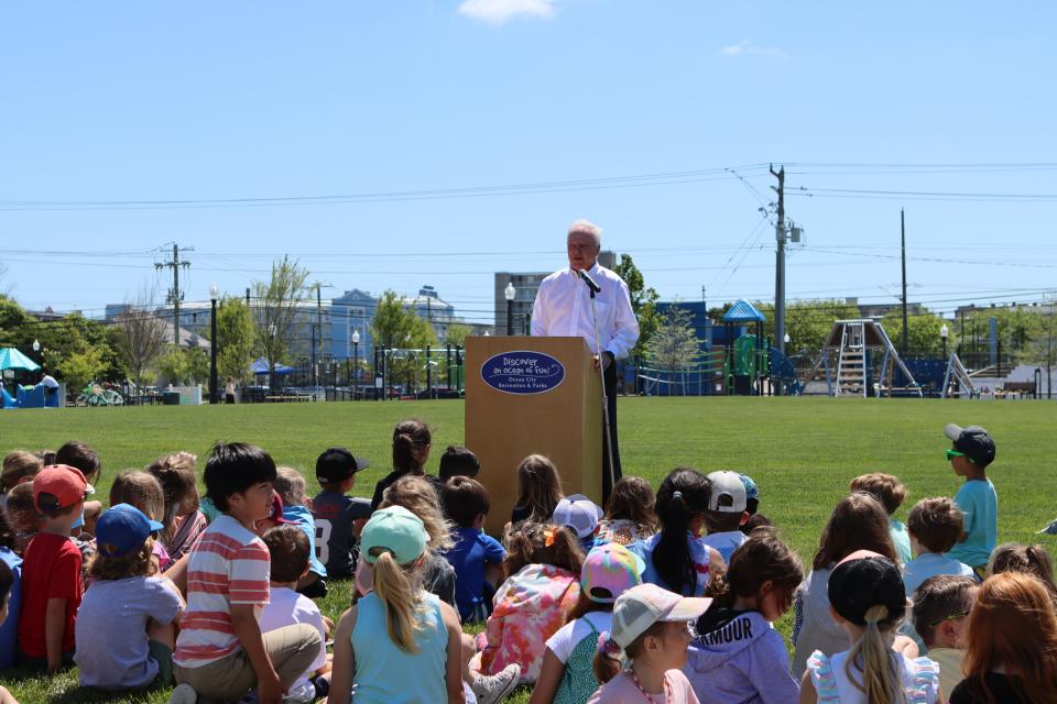 The Ocean City Recreation and Parks Department held a ribbon cutting ceremony to celebrate the opening of the new Bayside Park at 3rd Street on Thursday, May 30, 2024.