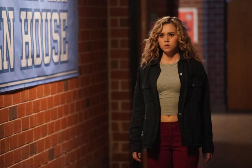 Brec Bassinger as Courtney Whitmore in "DC's Stargirl."