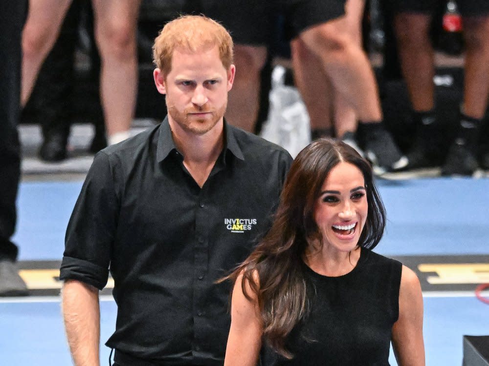 Harry und Meghan bei einer Invictus-Games-Veranstaltung im Herbst 2023 in Düsseldorf. (Bild: imago/Avalon.red)