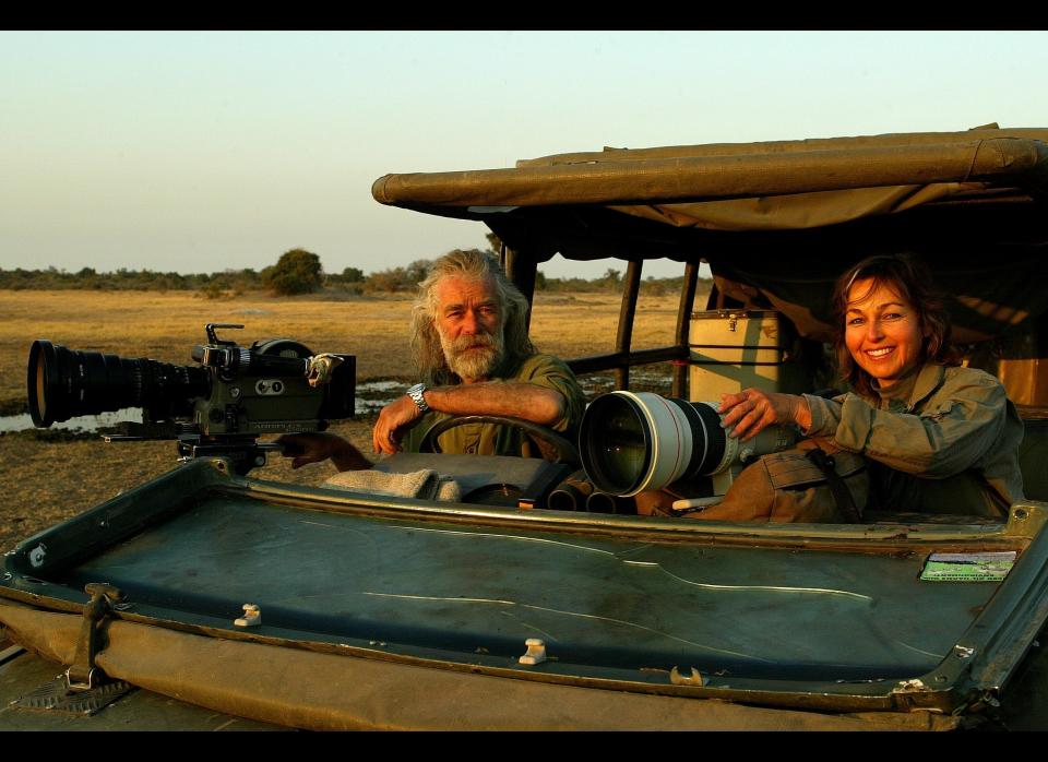 The Last Lions filmmakers Beverly and Dereck Joubert    Photo: © Great Plains Conservation