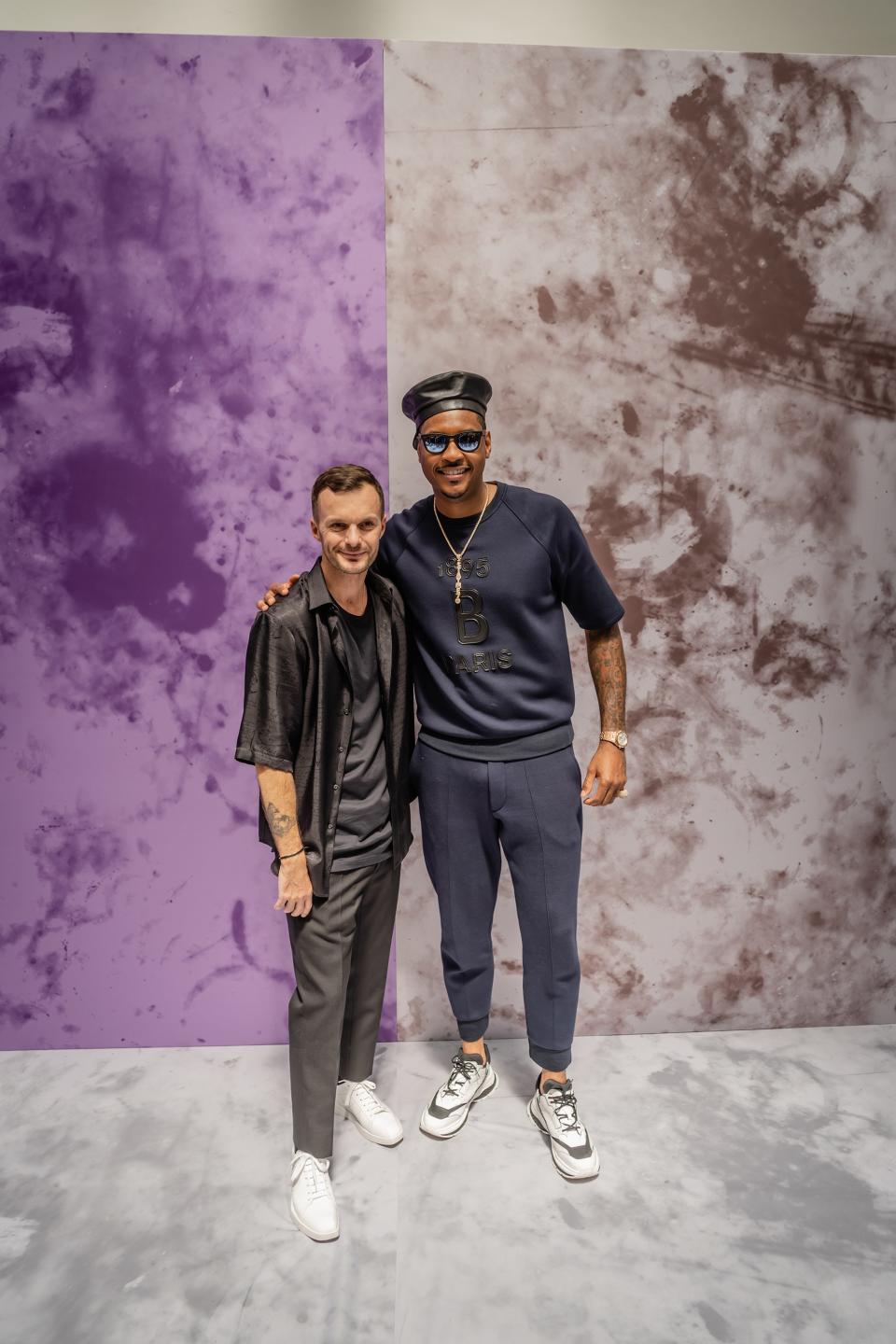 <h1 class="title">Thank you to the Berluti team for creating and inviting me to Paris for such an unforgettable experience!</h1><cite class="credit">Photo: Rae-Vaughn Lucas / Courtesy of Carmelo Anthony</cite>