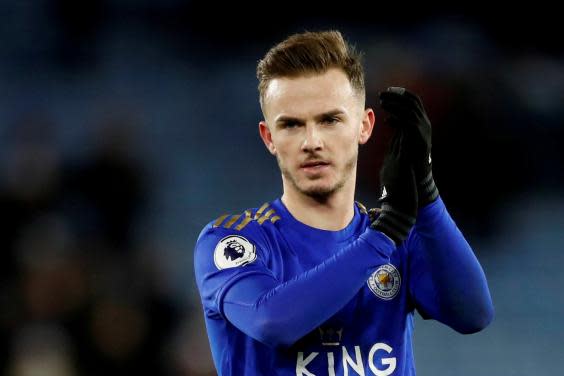 James Maddison came on at half-time for Leicester last time out (Action Images via Reuters)