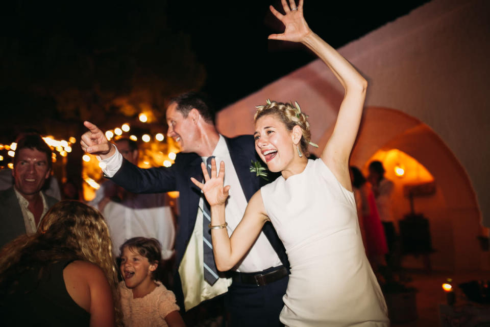 A DJ kept guests on their feet with classic ‘90s hip hop.