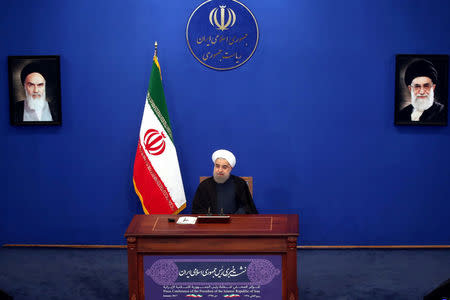 Iran's President Hassan Rouhani attends a news conference in Tehran, Iran January 17, 2017. President.ir/Handout via REUTERS