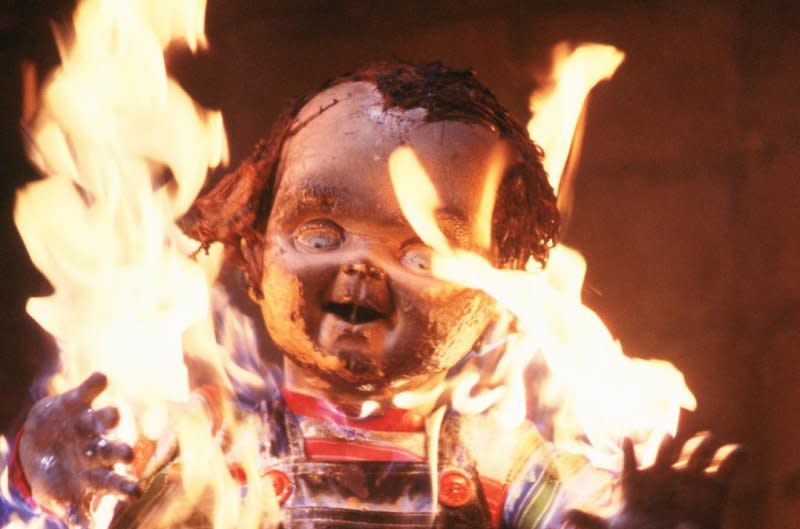 Fire doesn't kill Chucky. Photo courtesy of MGM