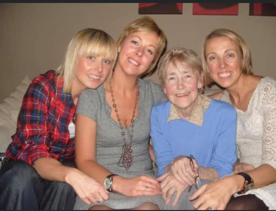 Tracey, Patricia and Cathy with their mum in 2007 (Collect/PA Real Life)