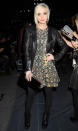 <b>Ashlee Simpson </b><br><br>Jessica Simpson's younger sister toughened up her floral dress with a leather biker jacket at the Nicole Miller show.<br><br>Image © Rex