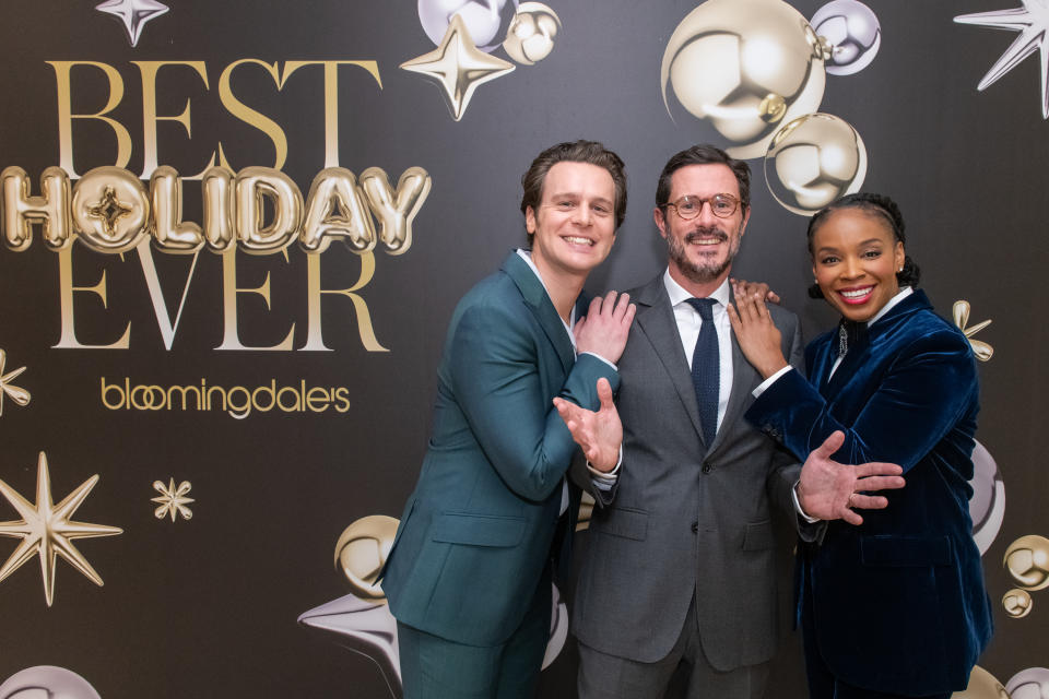 Jonathan Groff, Olivier Bron and Amber Ruffin.