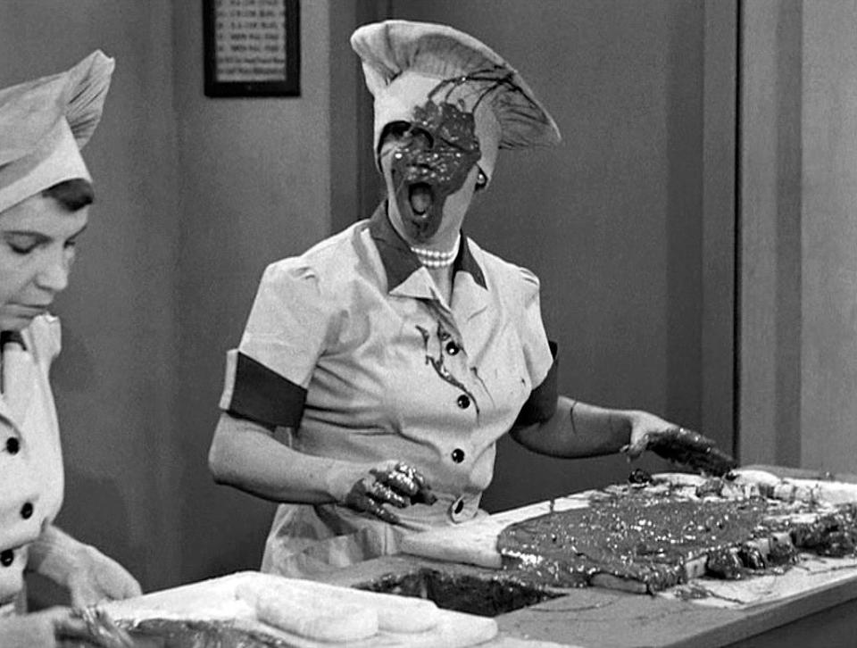 Lucille Ball in "I Love Lucy"