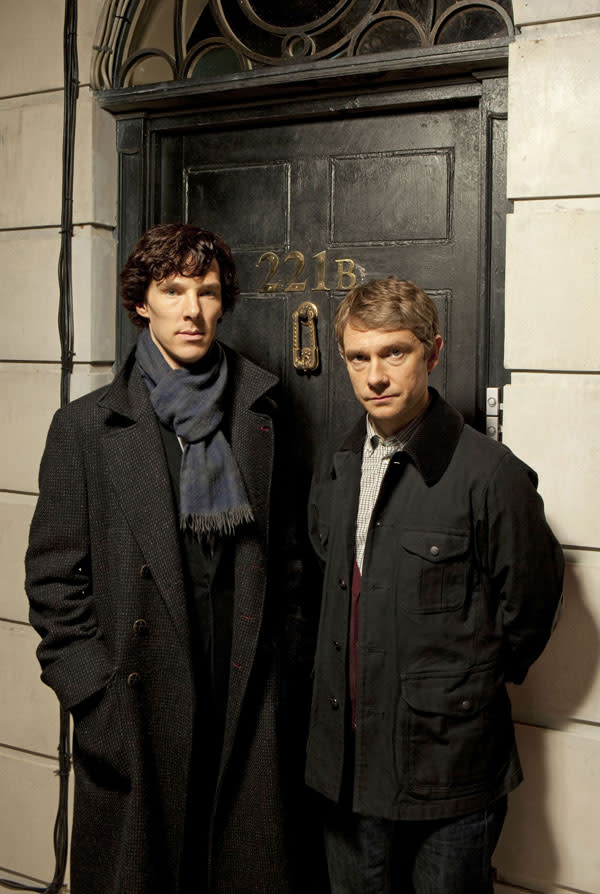 <p>Sherlock Holmes was killed off then resurrected. One of the most popular incarnations was played by Benedict Cumberbatch (left, with Martin Freeman as Watson)</p> (BBC)