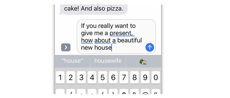 Autocorrect now offers emoji.