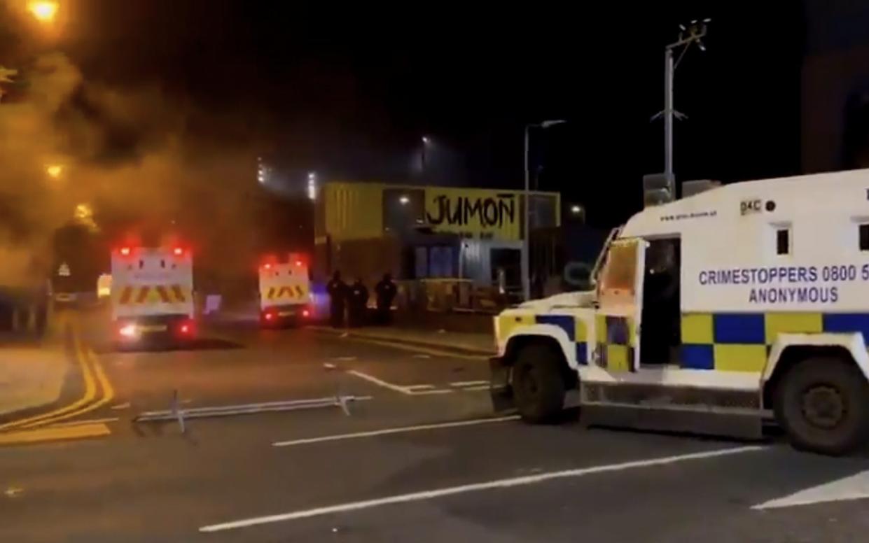 Riots break out in Belfast