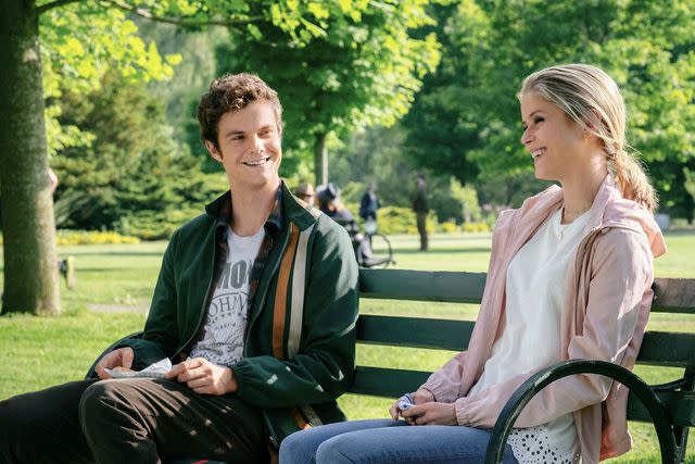 <p> Jan Thijs/Amazon/Sony/Kobal/Shutterstock</p> Jack Quaid as 'Wee' Hughie Campbell and Erin Moriarty as Annie January/Starlight 'The Boys'