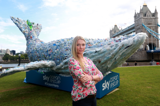 Get out of my pub: Jodie Kidd at yesterday's launch