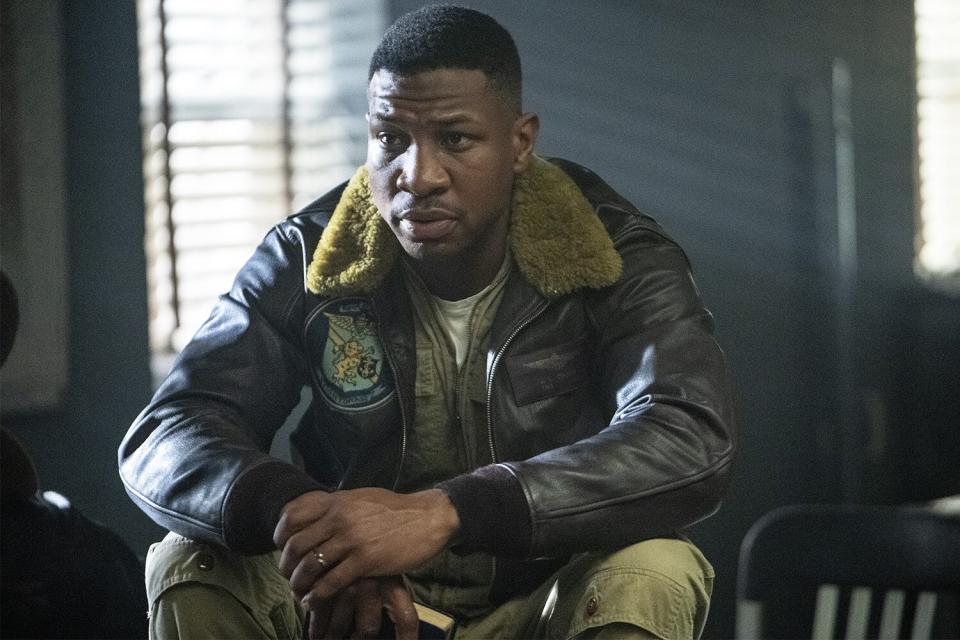 Jesse Brown (Jonathan Majors) in Columbia Pictures' DEVOTION.