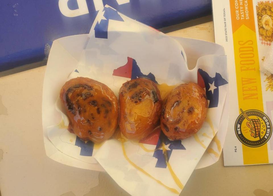 Deep Fried Honey Butter Brisket Swirls from the State Fair of Texas