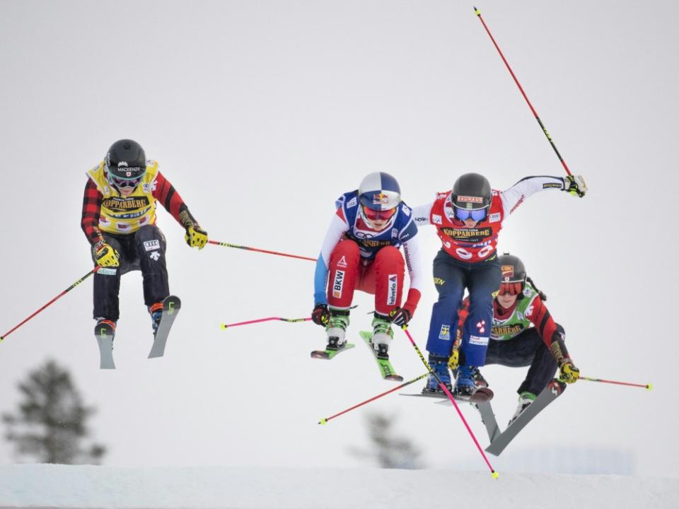 Spektakel beim Skicross (PONTUS LUNDAHL)