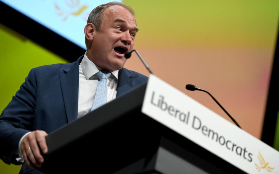 Sir Ed Davey said the way some families of autistic children were being treated was 'unlawful, discriminatory and unacceptable' - Finnbarr Webster/Getty Images Europe