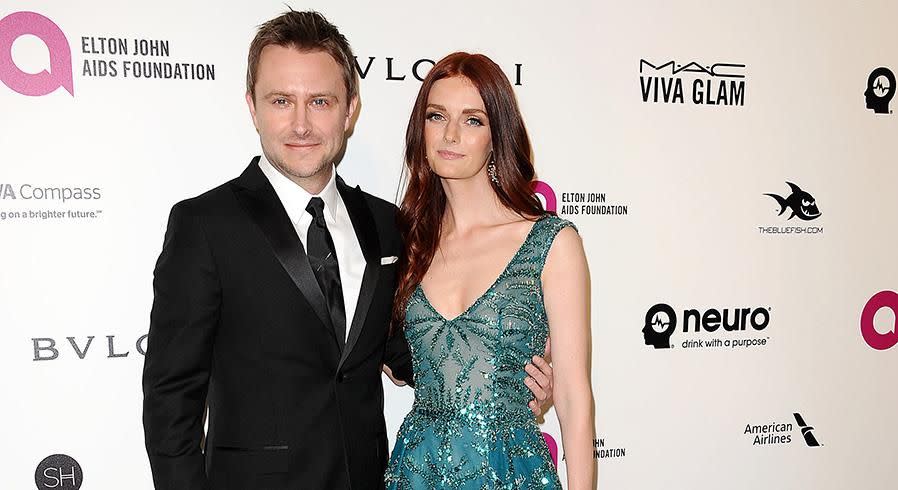 Lydia Hearst and Chris Hardwick. Photo: Getty Images.