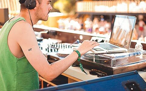 Hideout festival pool party in Croatia  - Credit: &nbsp;Alamy Stock Photo