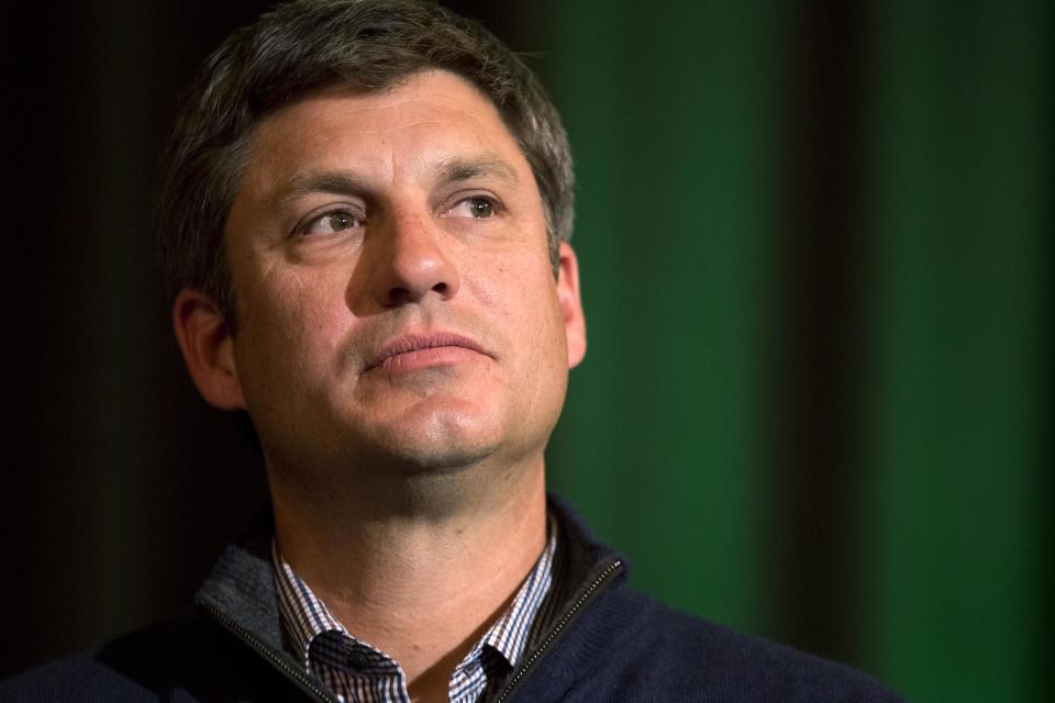 Chicago White Sox manager Robin Ventura speaks during the baseball team's SoxFest annual fan convention, Friday, Jan. 24, 2014, in Chicago. (AP Photo/Andrew A. Nelles)