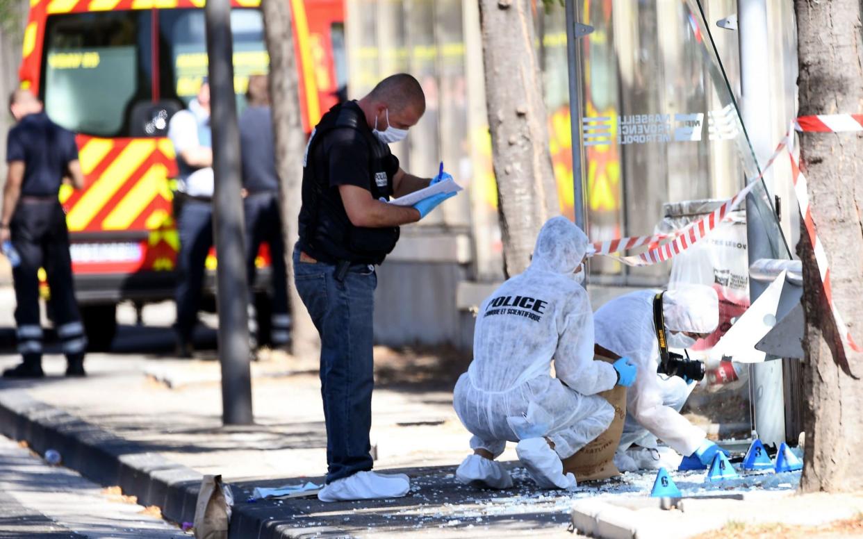 One dead, one injured after car rams two bus stops in Marseille, southern France - AFP