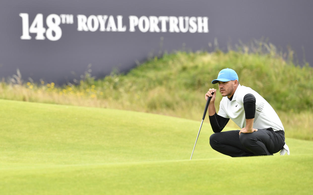 Brooks Koepka is in the hunt. (Reuters)