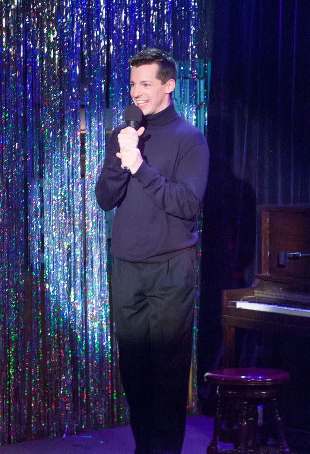 Sean Hayes performing in character in Just Jack (Photo: NBC via Getty Images)