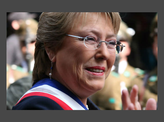 <strong>Michelle Bachelet</strong><br><br>Michelle Bachelet, the president of Chile from 2006 to 2010 has played a pivotal role in shaping up the current situation of Chile from a socio-economic point of view. A paediatrician and epidemiologist with studies in military strategy, she served as Health Minister and Defence Minister under her predecessor and went on to become the president. A native Spanish, she’s credited for being fluent in English, German, Portuguese and French. She’s credited in bringing Chile on the global platform by signing trading pacts with other countries all across the world and boosting the country’s economy and presence by leaps and bounds.