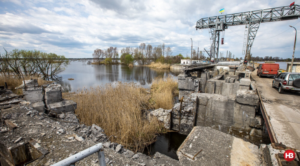 The dam near Kozarovichi was blown up <span class="copyright">NV / Olexander Medvedev</span>
