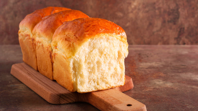 loaf of Japanese milk bread