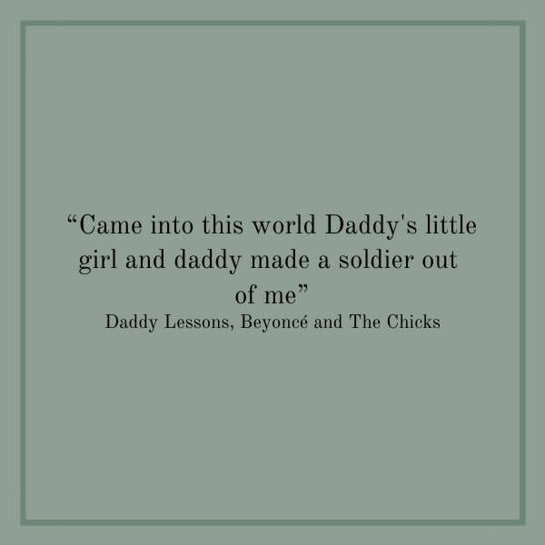 Songs About Dads: Daddy Lessons