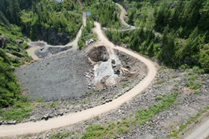 Tailings facility south dam earthworks