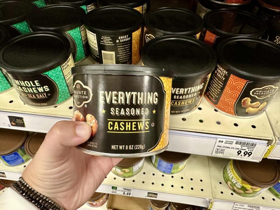 Private Everything Seasoned Cashews<p>Krista Marshall</p>