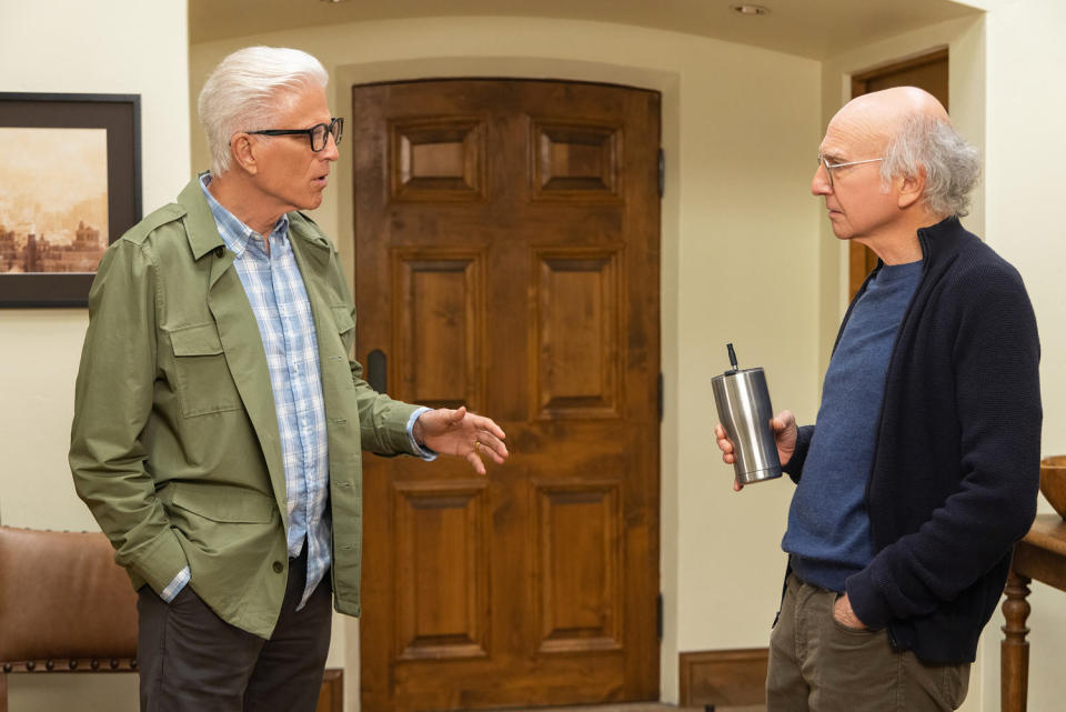 Ted Danson and Larry David on 
