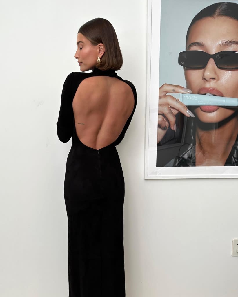 Hailey Bieber in LBD