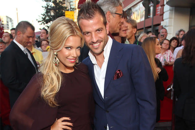 Glamour-Paar: Sylvie und Rafael van der Vaart im September 2012 (Bild: ddp images)