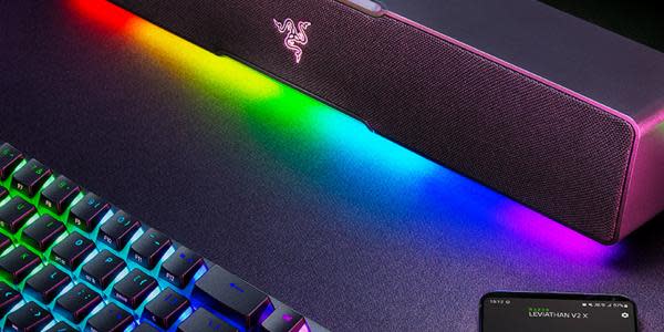 Razer saca una barra de sonido con audio potente y mucho RGB