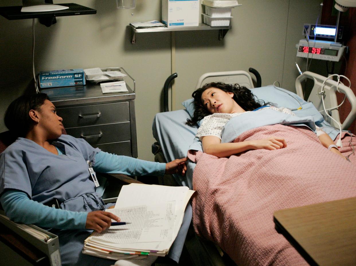 Chandra Wilson and Sandra Oh.