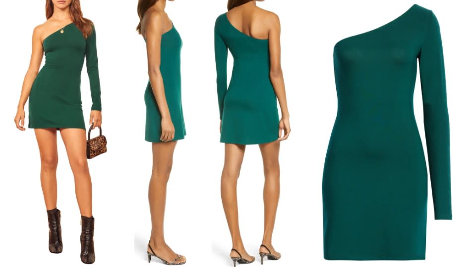 Reformation Yara Asymmetrical Body-Con Minidress - Nordstrom, $59 (originally $98)