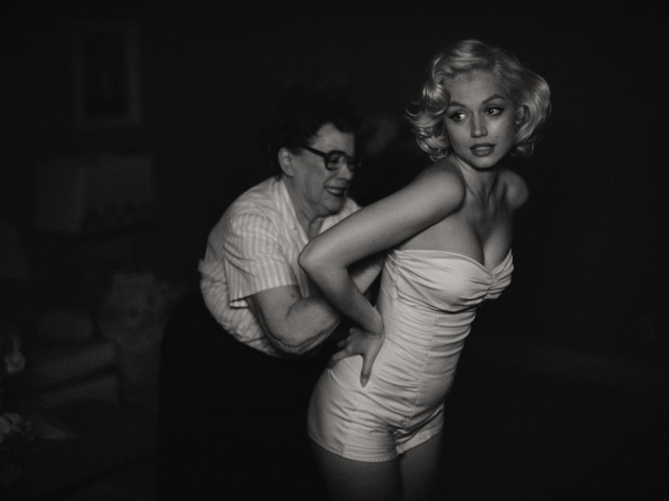 Off-screen glimpses of Monroe's life are part of the story that 