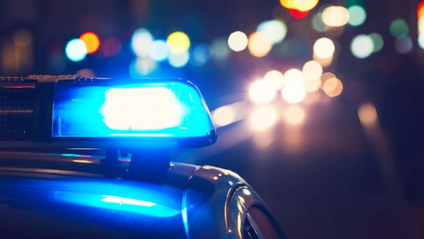 PHOTO: Police lights on a street at night. (STOCK PHOTO/Getty Images)