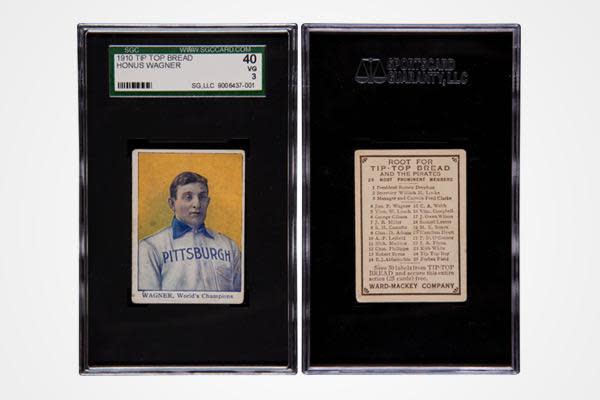 <b>Baseball Cards</b> <br> Last year, Karl Kissner stumbled onto a trove of century-old baseball cards that some people <a href="http://www.post-gazette.com/stories/sports/pirates/baseball-cards-found-in-ohio-are-a-trove-worth-millions-644198/" rel="nofollow noopener" target="_blank" data-ylk="slk:estimated;elm:context_link;itc:0;sec:content-canvas" class="link ">estimated</a> could be worth millions of dollars. Kissner was going through items from his grandfather's attic in Defiance, Ohio, and found a box of 700 baseball cards in mint condition, which Carl Hench collected from candy packages when he owned a meat market. Joe Orlando, president of Professional Sports Authenticator, called an estimate of $3 million for the whole collection "conservative." A 37-card sampling of the collection sold for $566,132 with <a href="http://www.ha.com/c/index.zx" rel="nofollow noopener" target="_blank" data-ylk="slk:Heritage Auctions;elm:context_link;itc:0;sec:content-canvas" class="link ">Heritage Auctions</a> in August, and the rest will be sold over the next few years. Kissner calls the discovery a "blessing." The cards are being divided among members of his Hench family, most of whom plan to sell theirs.