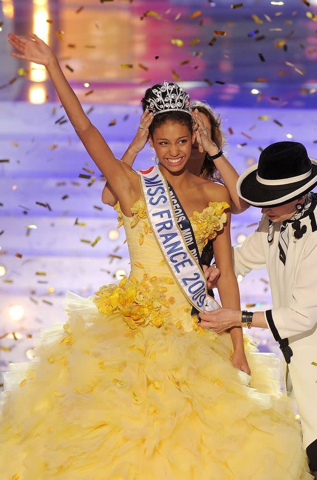 Chloé Mortaud le soir de son élection le 6 décembre 2008 au Puy du Fou