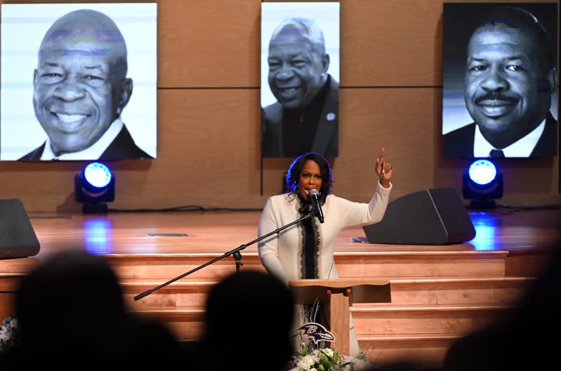 Funeral services for the late U.S. Representative Cummings in Baltimore