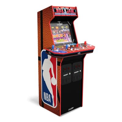 Official NBA Team Logo 2-Player Tabletop Arcade Basketball Game