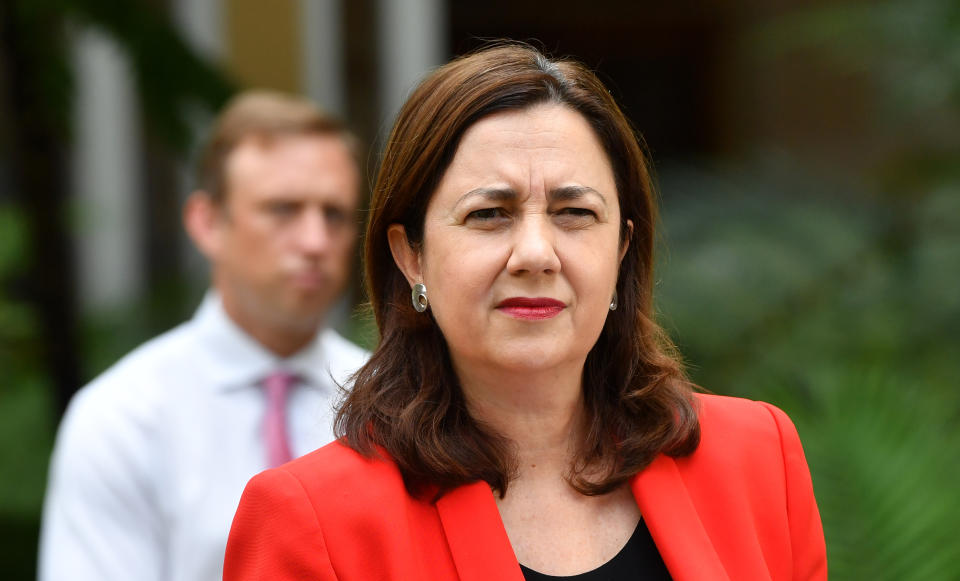 Queensland Premier Annastacia Palaszczuk warned the state it must adhere to coronavirus restrictions. Source: AAP