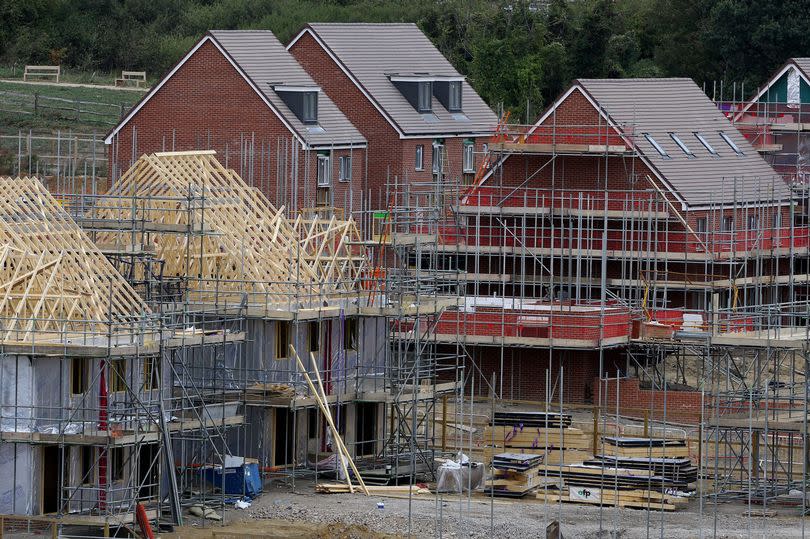 File photo dated 29/9/2016 of new homes being built. Stronger action is needed to free up land for the development of new homes, according to surveyors.