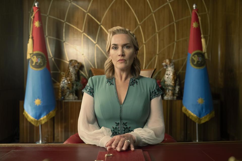 Kate Winslet in HBO's The Regime (Miya Mizuno/HBO)